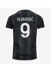 Fotbalové Dres Juventus Dusan Vlahovic #9 Venkovní Oblečení 2022-23 Krátký Rukáv